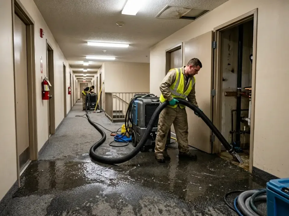 multi-unit-apartment-hallway-f-005 — frequently asked questions, Emergency Burst Pipe Water Extraction & Removal in Bath, MI